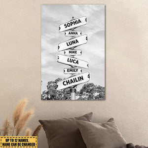 Where Love Never Ends - Family Personalized Vertical Poster - Gift For Family Members