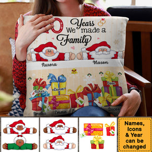 Anniversary Gift For Couple 20 Years We Made A Family Pocket Pillow