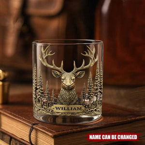 Love Hunting - Personalized Hunting Whiskey Glass