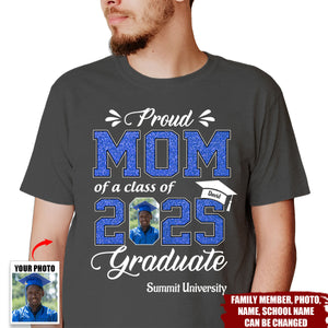 Graduation Class of 2025 Gifts For Family Member Proud Family Personalized T-Shirt