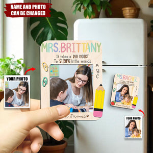 Personalized Teacher Name Fridge Magnet - Back To School Gift