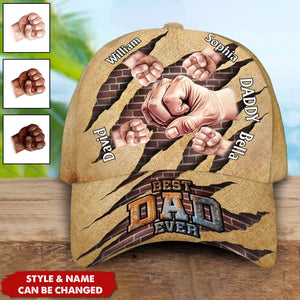 Personalized Gift For Dad Best Dad Ever Cap