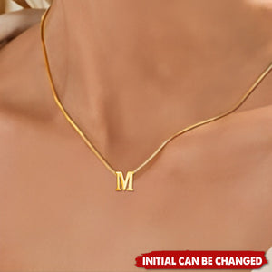 Trendy Dainty Letter Pendant Personalized Initial Necklace