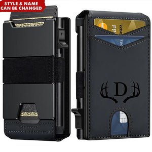 Personalized RFID Blocking Pop-Up Card Holder Bifold Wallet