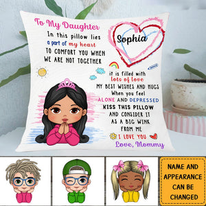 Gift For Daughter Son Granddaughter Grandson Best Wishes And Hugs Pillow
