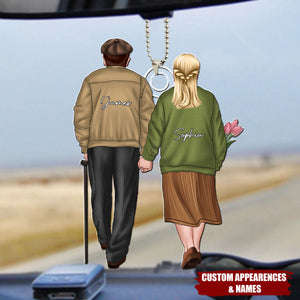 Personalized Gifts For Old Couples Ornament Hand In Hand Couple