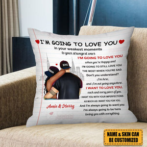 I Am Going To Love You - Custom Pillow, Valentine's Day, Anniversary Gift For Couple