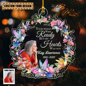 Missing You Always Remembering You Forever Personalized Acrylic Ornament