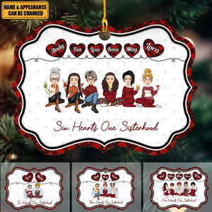 Be Everlasting Sisterhood- Personalized Aluminum Ornament