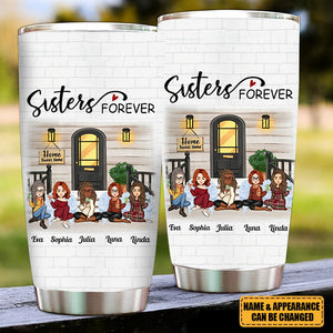 Sister Forever - Personalized Tumbler Cup