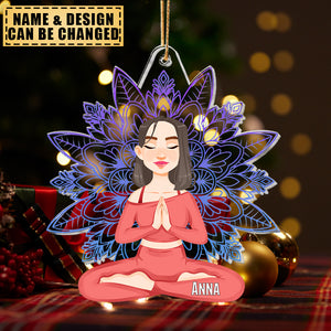 Yoga Life - Personalized Acrylic Ornament