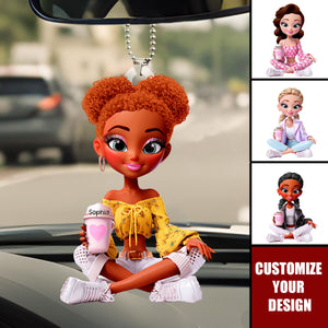 Adorable Doll Acrylic Ornament - Personalized Gifts For Her