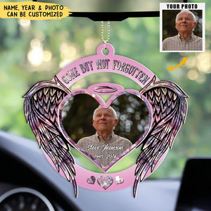 Forever In My Heart - Personalized Photo Acrylic Ornament - Memorial Gift