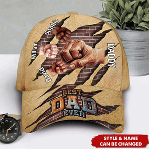Personalized Gift For Dad Best Dad Ever Cap
