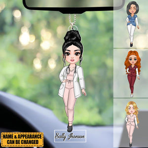 Lovely Nurse Doll,Personalized Acrylic Ornament - Nurse's Day, Appreciation Gift For Nurse