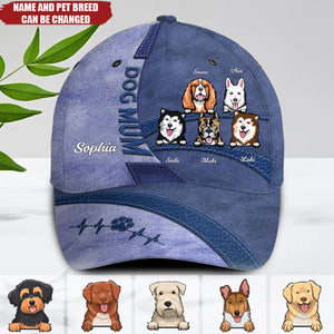 Life Is Better With Dogs - Dog Personalized Custom Hat, All Over Print Classic Cap - Gift For Pet Owners, Pet Lovers