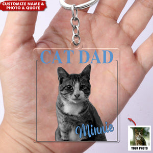 Custom Photo Let's Journey Together - Dog & Cat Personalized Keychain - Gift For Pet Owners, Pet Lovers