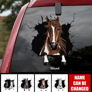 Personalized Horse Decal Gift For Horse Lovers