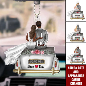 I Do - Personalized Gifts For Married Couples Ornament