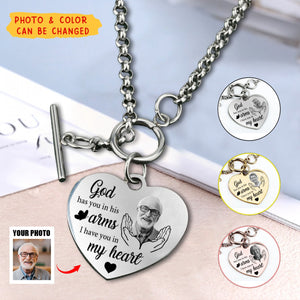 I Have You In My Heart - Personalized Photo Heart Bracelet