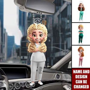 3D Effect Nurse Nutrition Facts - Personalized Acrylic Ornament