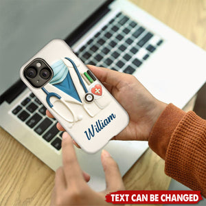 Medical Appreciation Design With Stethoscope - Personalized Full Print Phone Case