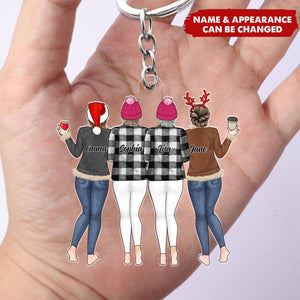 Personalized Best Friend Acrylic Keychain, Custom Gift for Bestie, Best Friend, Sister