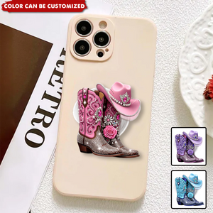 Cowgirl Boots - Personalized Phone Grip