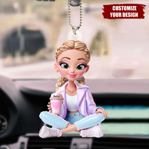 Adorable Doll Acrylic Ornament - Personalized Gifts For Her