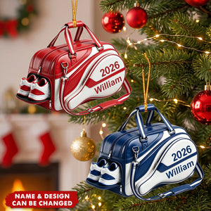 Personalized Pickleball Ornament, Custom Pickleball Bag Gift, 2026 Sports Keepsake