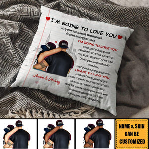 I Am Going To Love You - Custom Pillow, Valentine's Day, Anniversary Gift For Couple