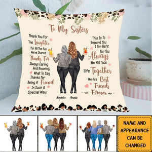 Thank You For The Laughter Friendship - Personalized Pillow
