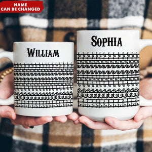 Funny Hidden Secret Swear Message Bold Office Personalized Mug