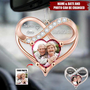 Custom Personalized Couple Acrylic Ornament - Gift Idea For Couple/ Valentine - Upload Photo