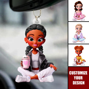 Adorable Doll Acrylic Ornament - Personalized Gifts For Her