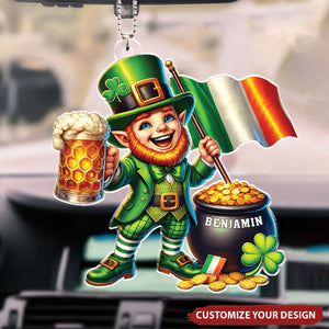 Lucky Patrick's Day - Personalized Acrylic Car Ornament