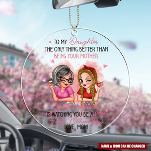 Happy Mother's Day Car Ornament - Personalized Mother's Day Gift From Daughter To Mom