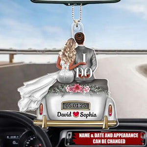 I Do - Personalized Gifts For Married Couples Ornament