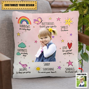 Prayer For Kids - Personalized Photo Pillow