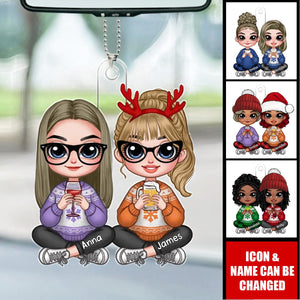Personalized Christmas Acrylic Ornament - Gift For Granddaughter Daughter From Grandma Mom