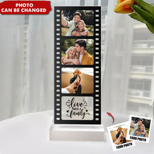 Loves Make A Family - Custom Acrylic Photo Film Strip