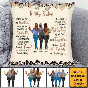 Thank You For The Laughter Friendship - Personalized Pillow