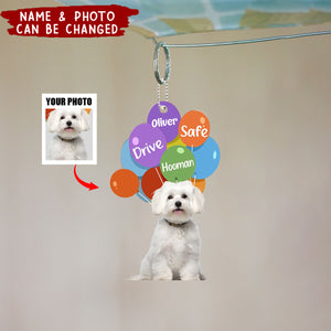 Drive Safe Hooman - Personalized Car Photo Ornament