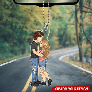 Love Is A Journey Best Traveled Together Personalized Acrylic Ornament