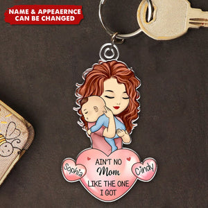 You're Doing A Great Job - Family Personalized Custom Keychain - Gift For Mom, Grandma