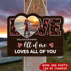 Custom Photo - Personalized Wooden Sign for Couple - Christmas, Anniversary Gift for Her, Him