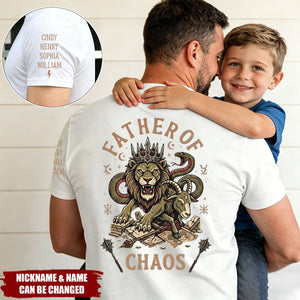 Father's Day Gift, Father Of Chaos - Personalized Shirt