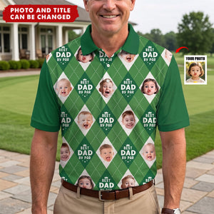 Custom Photo All Over Print Polo Shirt - Personalized Father's Day Birthday Golf Gifts For Dad, Grandpa - Golf Days Are The Best Days
