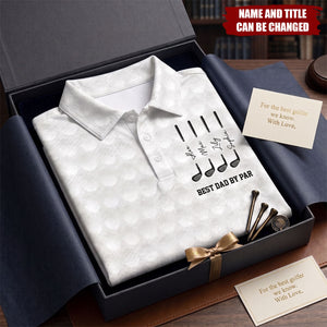 Custom All Over Print Polo Shirt - Personalized Father's Day Birthday Golf Gifts For Dad, Grandpa - Good Times And Tee Lines