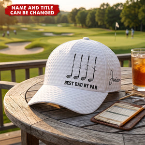 Custom Hat, All Over Print Classic Cap - Personalized Birthday Golf Gifts For Dad, Grandpa